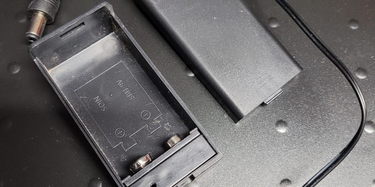 Estuche para batería de 9 voltios