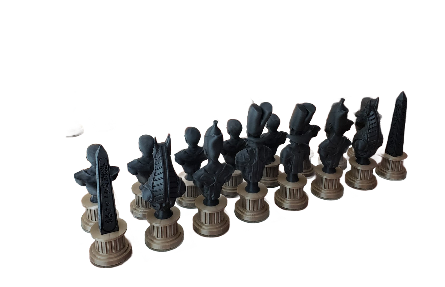 Egyptian dead mummies magnetic chess game