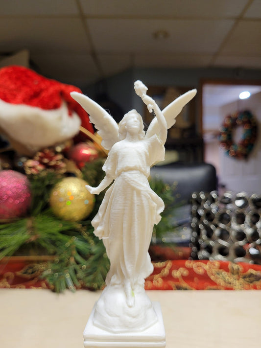 Angel mirando al cielo